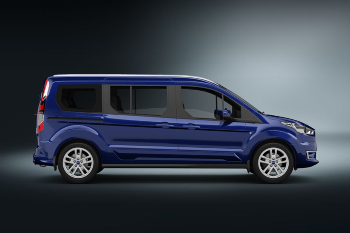 ford tourneo connect 5d blau 2018