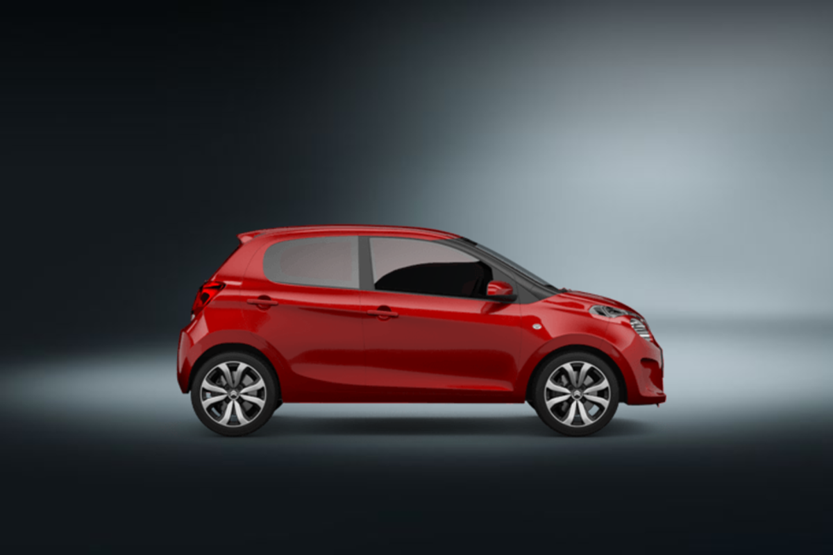 citroen c1 5d silber rot 2014