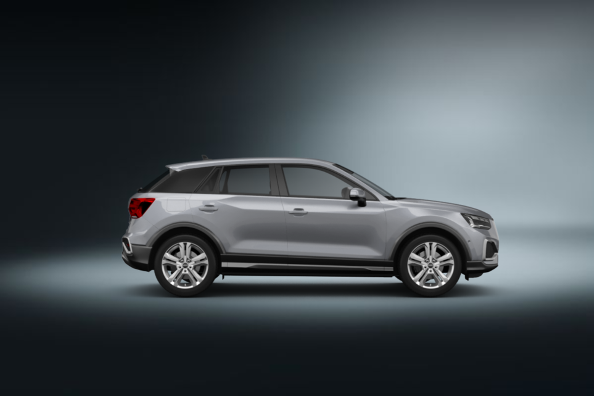 audi q2 suv silver