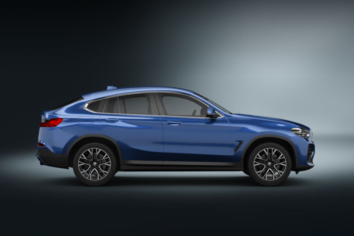 bmw x4 5d blau 2018