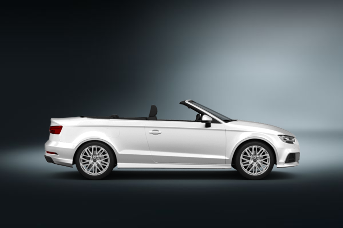 audi a3 cabrio 2d weiss offen 2014