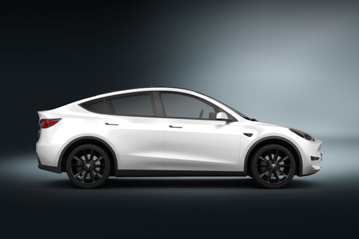 tesla y 4d suv weiss 2021 elektro