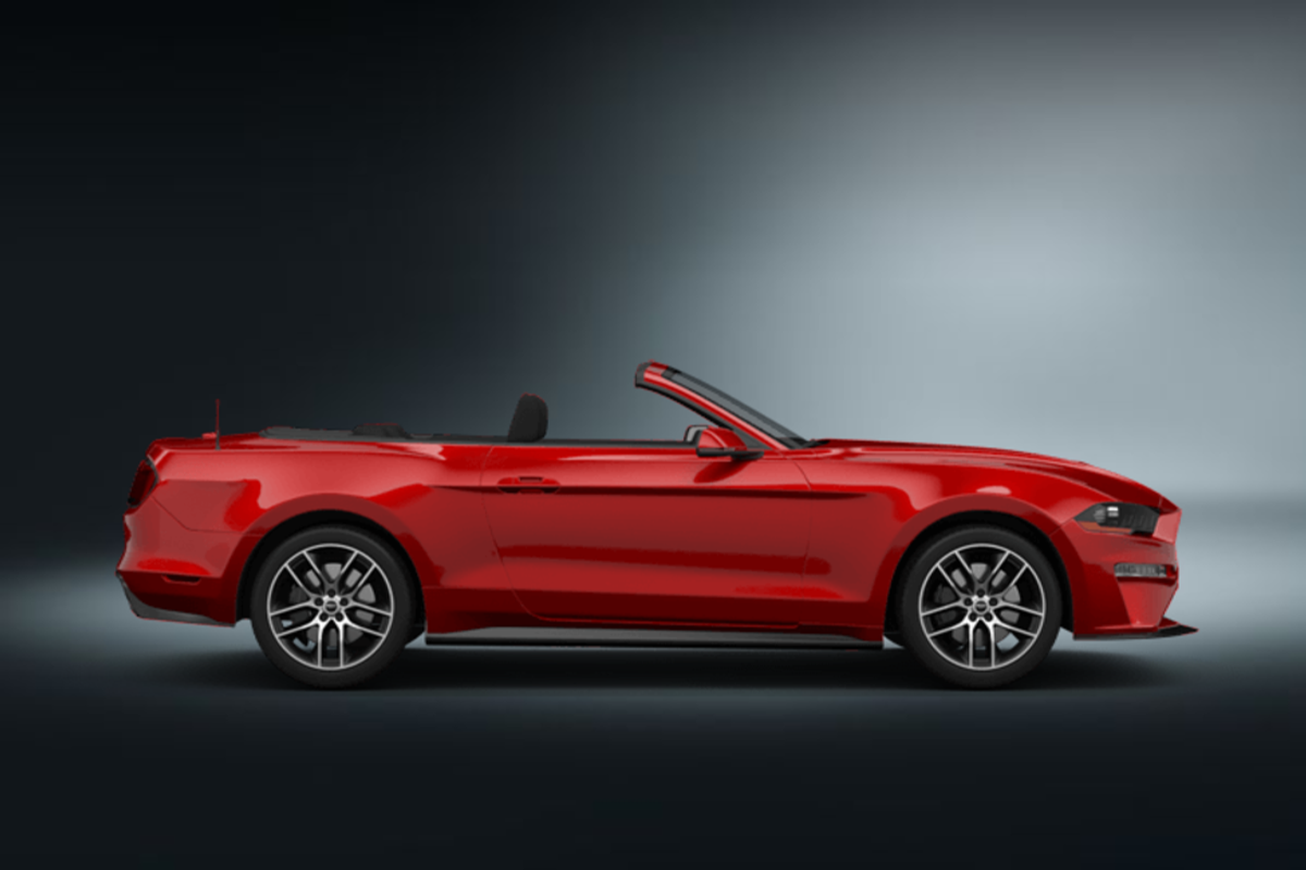 ford mustang cabrio rot offen 2017