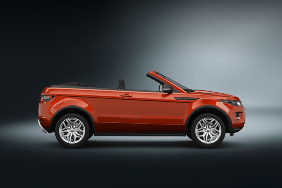 land rover range rover evoque cabrio orange 2016