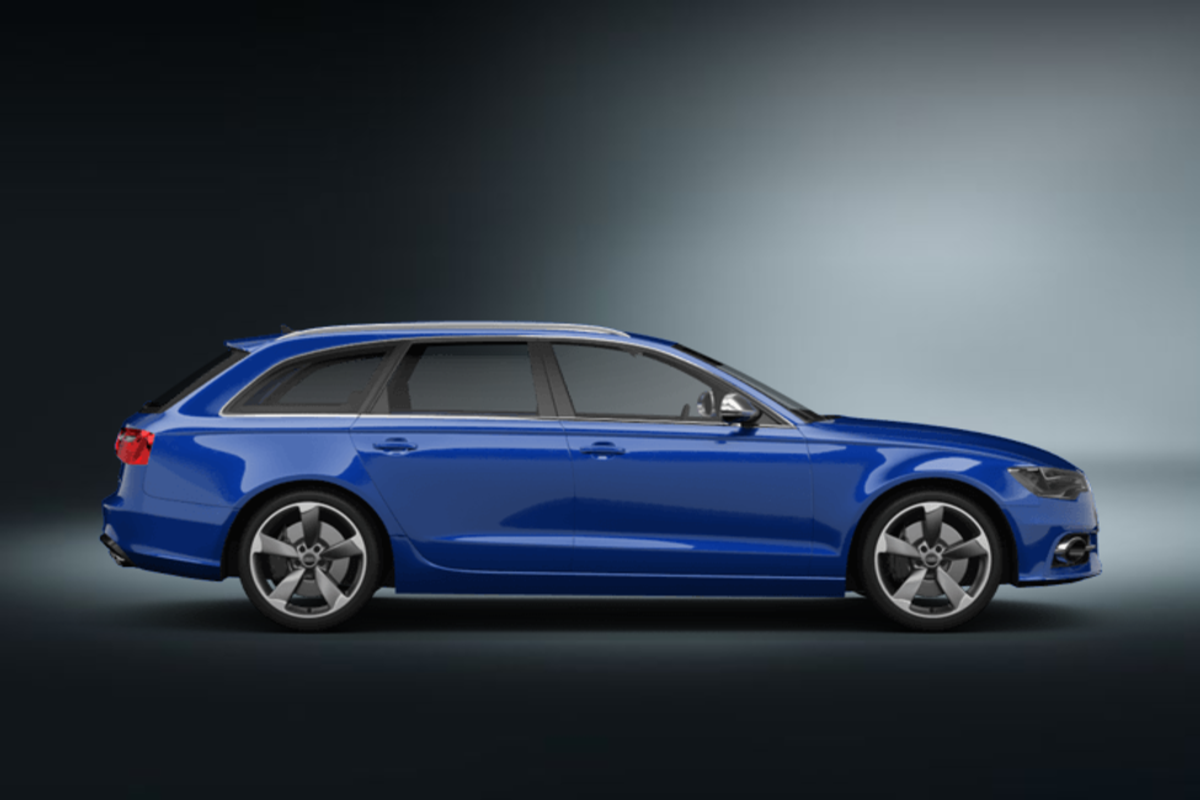 audi s6 kombi blau 2015