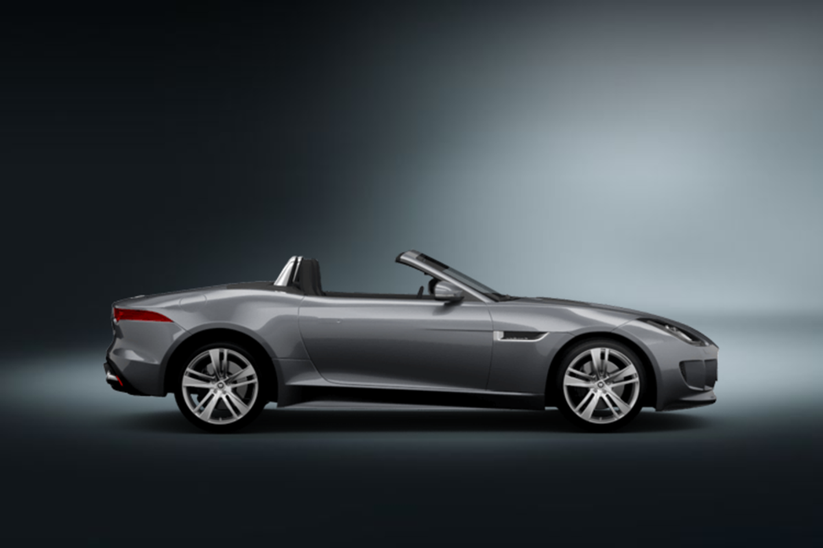 jaguar f type cabrio 2d silber 2014