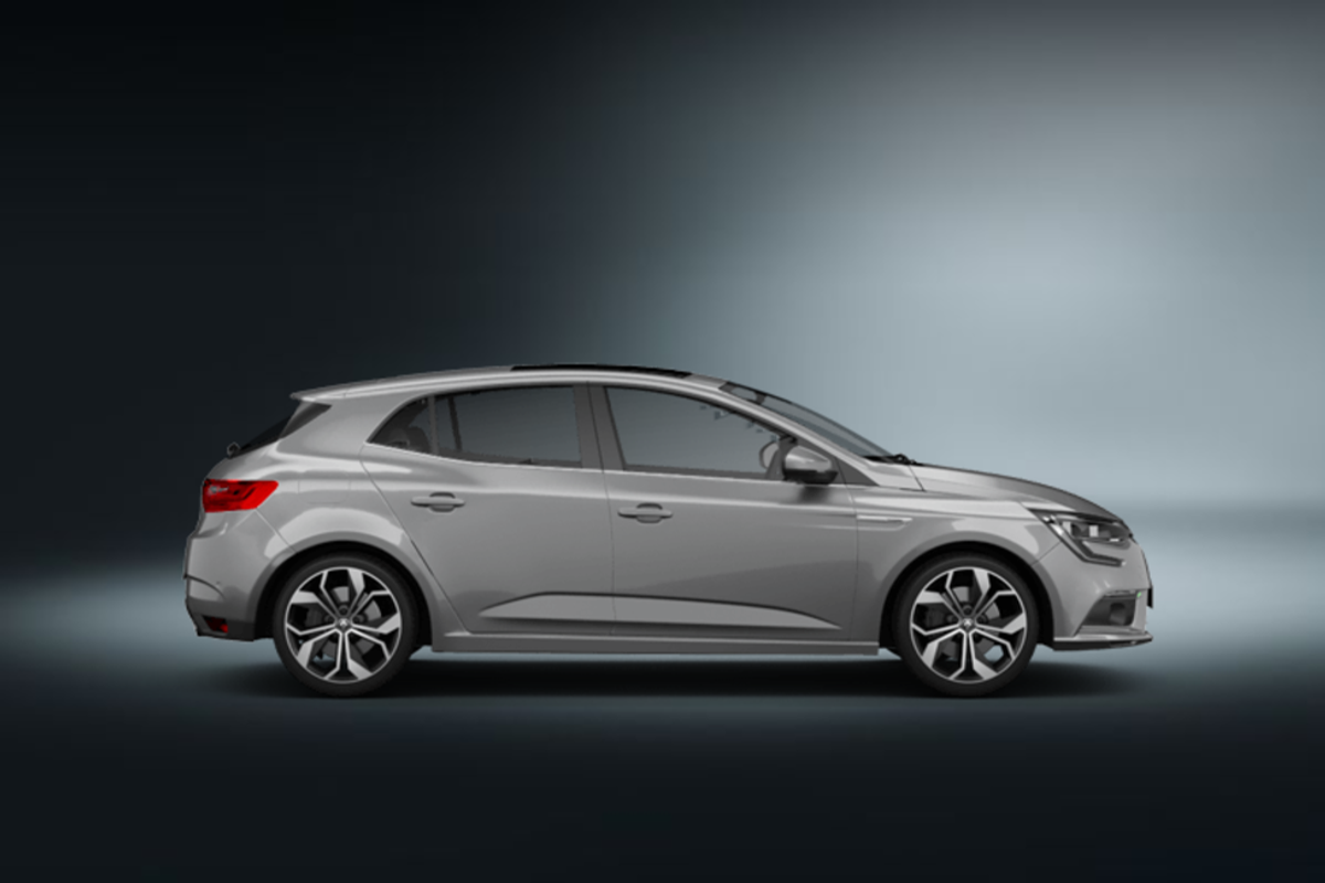 renault megane 5d silber 2016