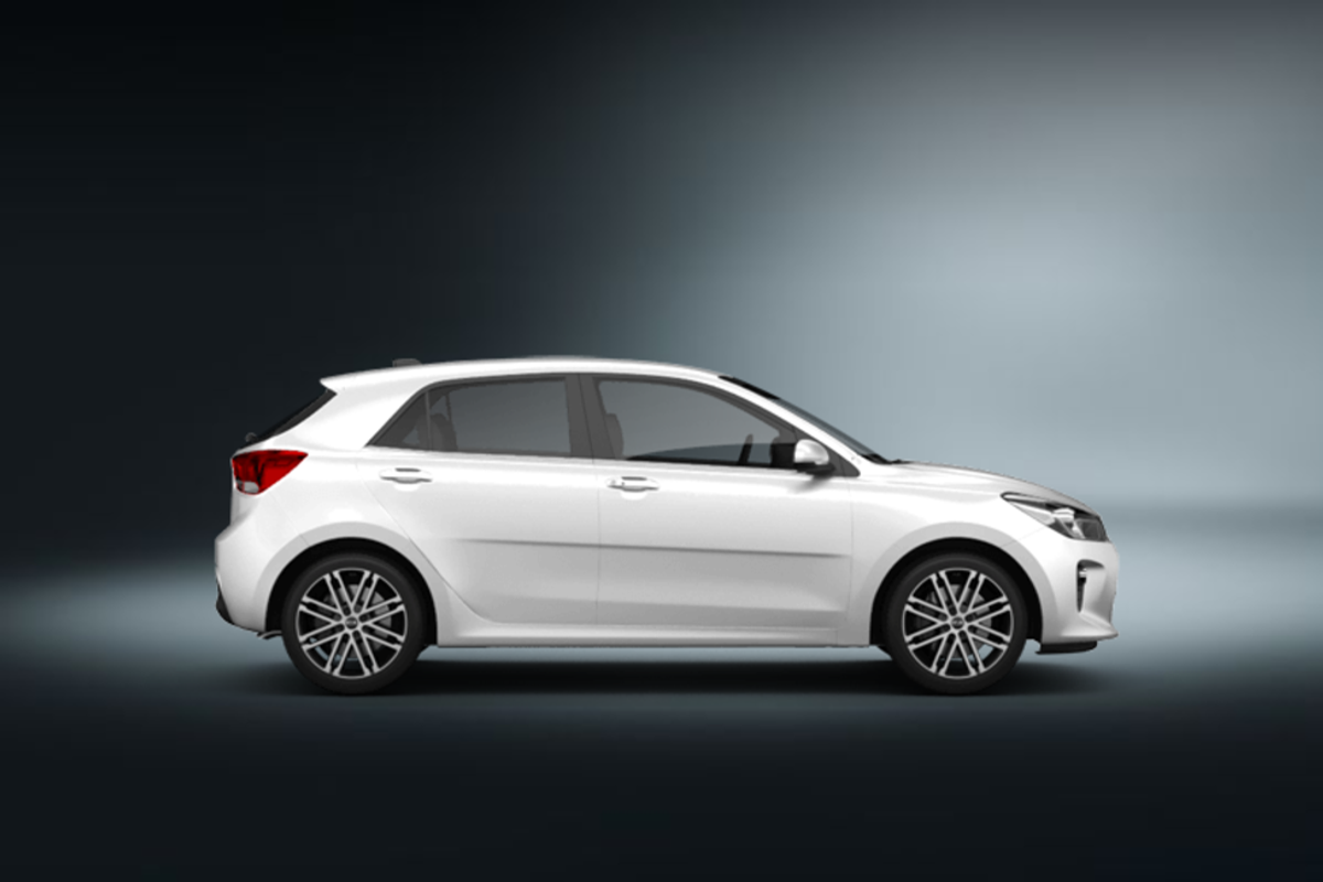 kia rio 4d weiss 2018