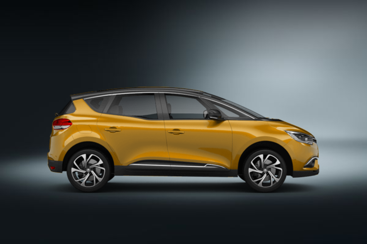 renault scenic 5d gelb 2016