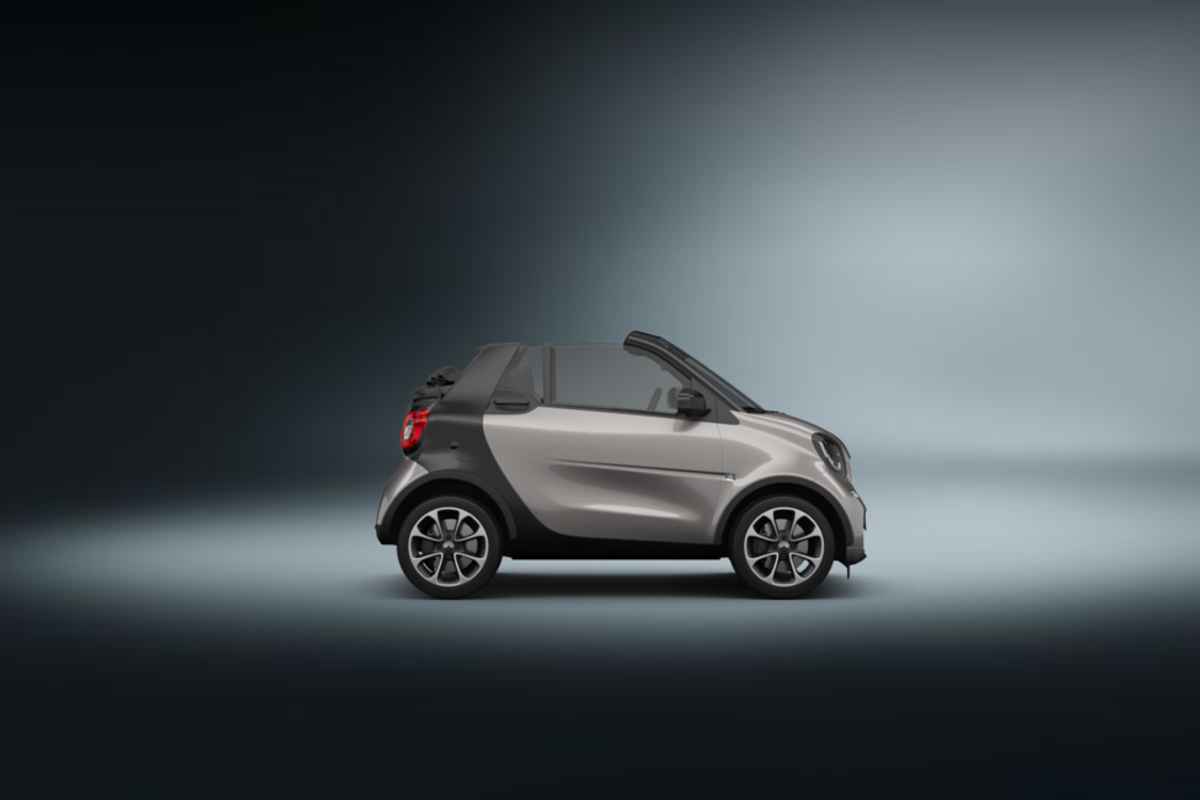 smart for two cabrio 2d grau 2014