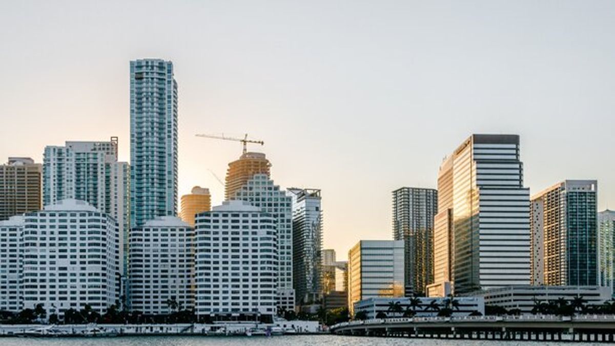 Miami city by ocean