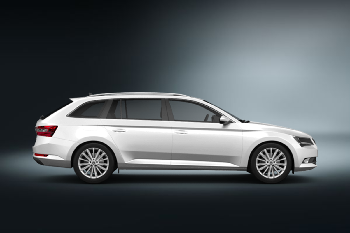 skoda superb kombi weiss 2016