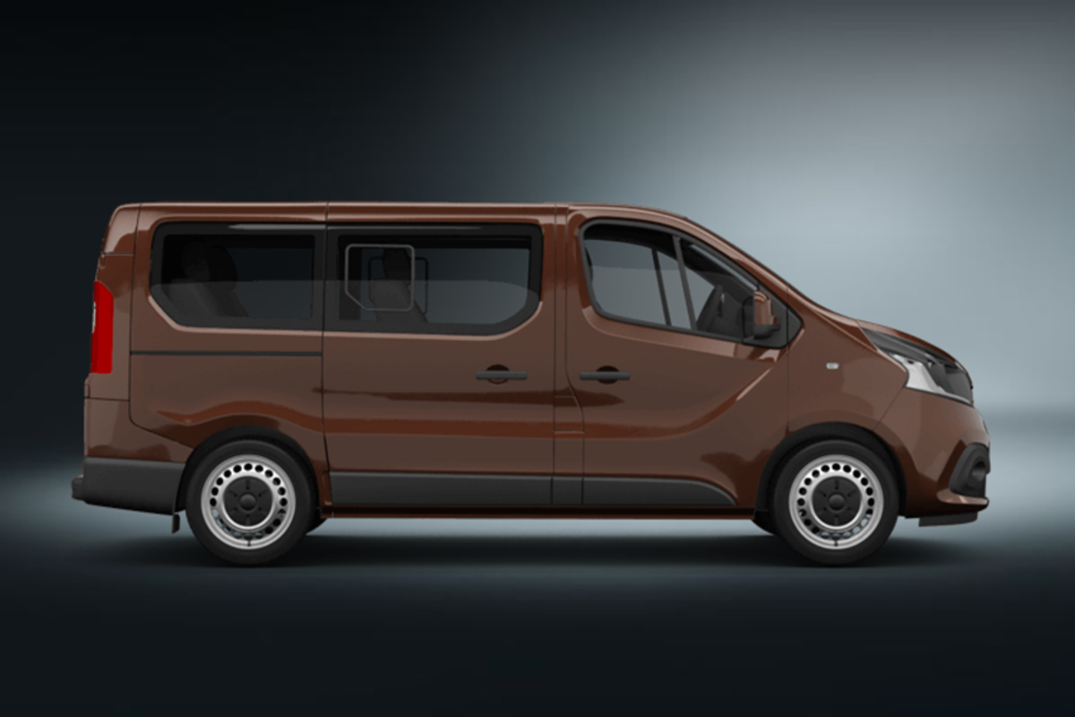 renault trafic van brown 2015