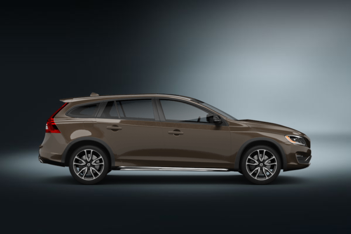 volvo v60 crosscountry 5d brown 2016