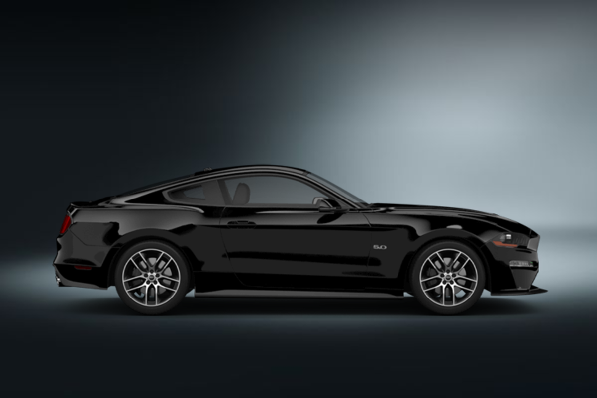 mustang shelby gt 2d schwarz 2019