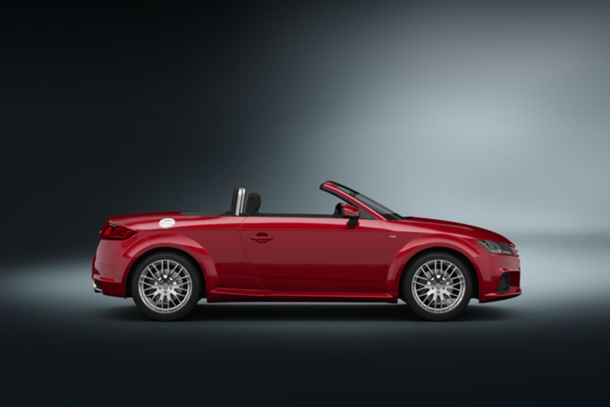 audi tt cabrio 2d rot 2015 offen