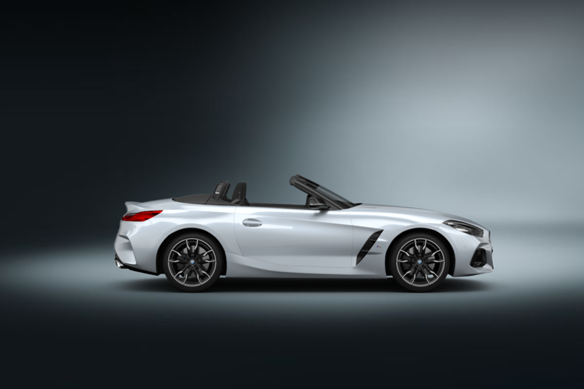 bmw z4 cabrio 2d grau offen 2014