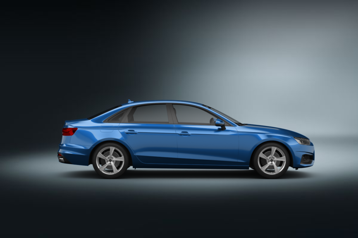 audi a4 4d blau 2019