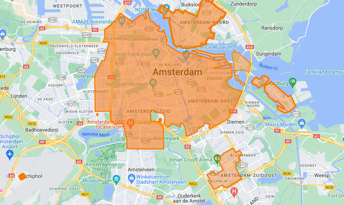 Amsterdam deelauto SIXT share business area