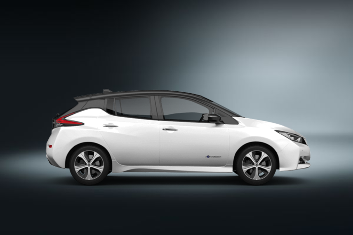 nissan leaf 5d weiss 2018