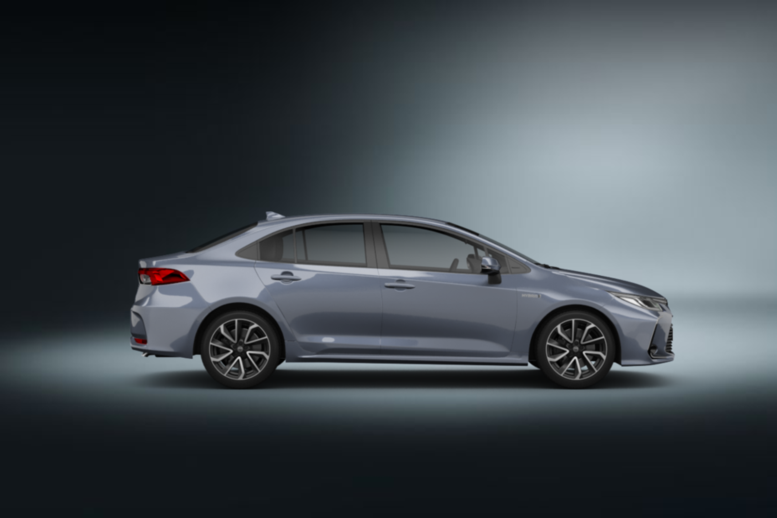 toyota corolla 4d blau 2019