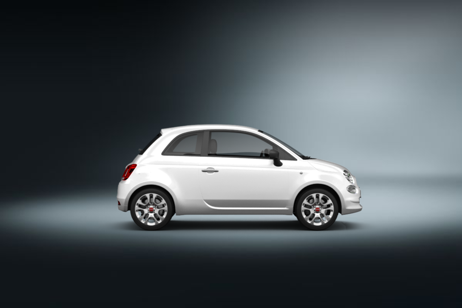 fiat 500 2d weiss 2020