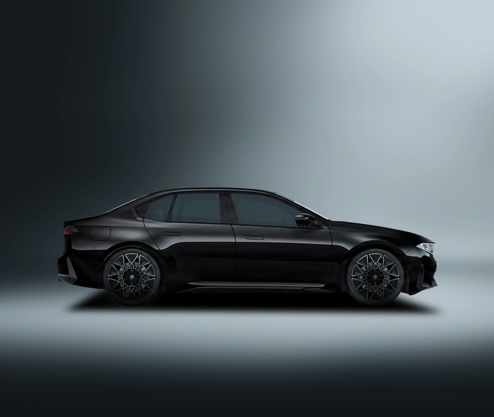 Schwarzer BMW i3, Seitenansicht