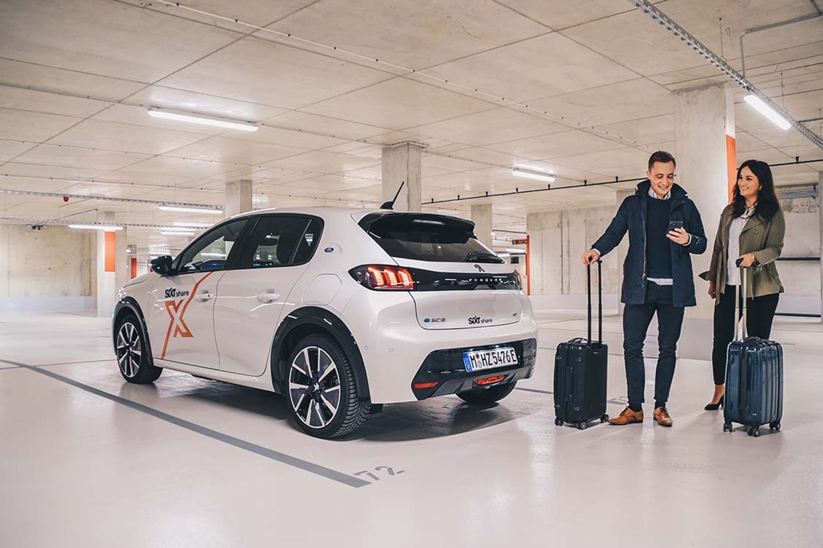 Mit SIXT share zum Flughafen