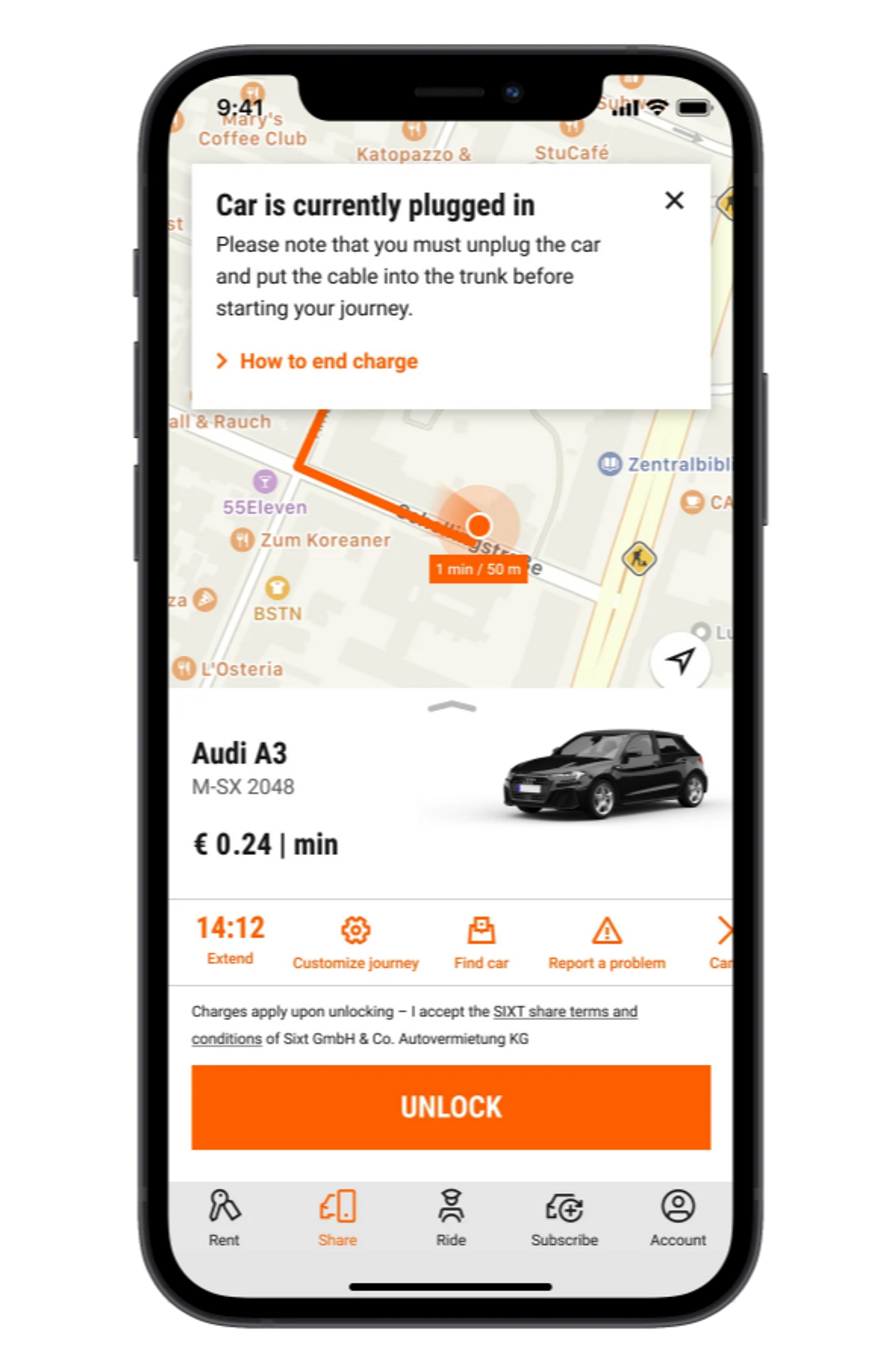 SIXT SHARE laden