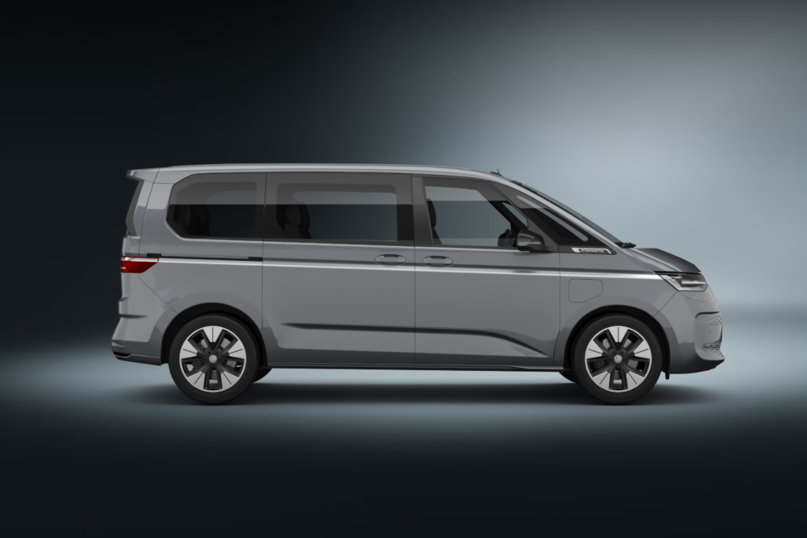 Vw Multivan Van in Schwarz mit SIXT-Hintergrund