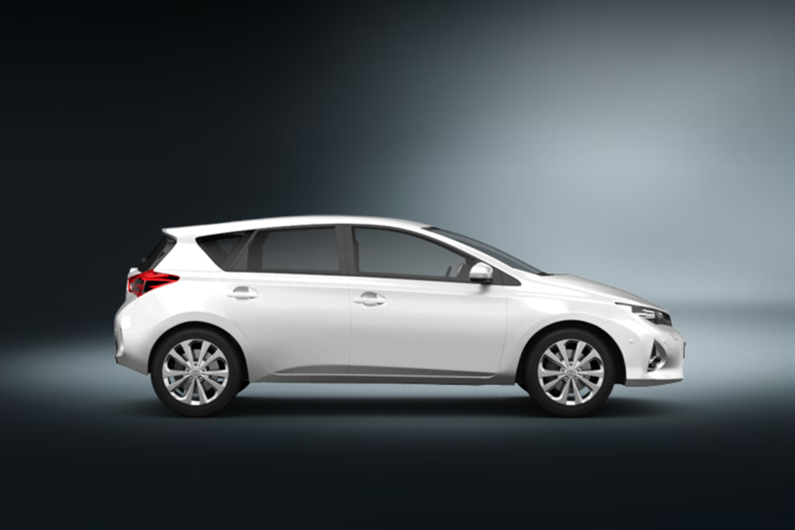 toyota auris hybrid 5d weiss 2013