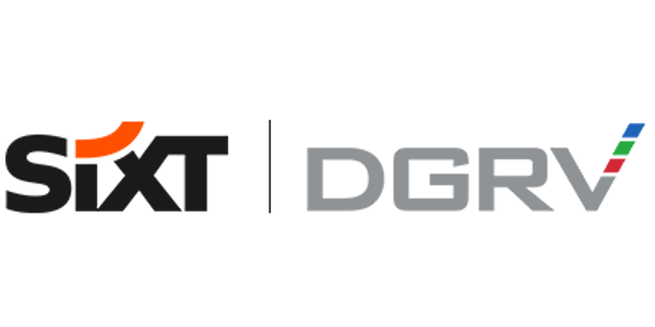 Logo SIXT | DGRV_ DT.GENOSSENSCHAFTS._& RAIFFEISENVERBAND