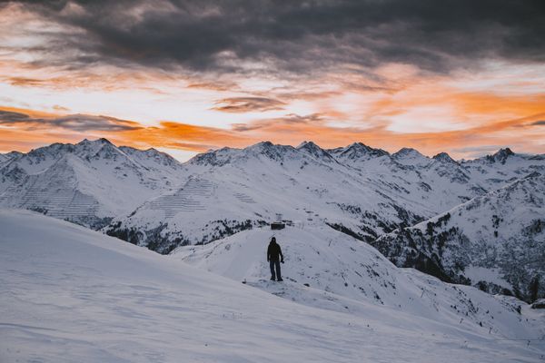 Hiver dans la région du Tyrol