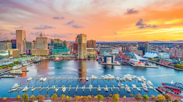 Im Winter in Baltimore unterwegs