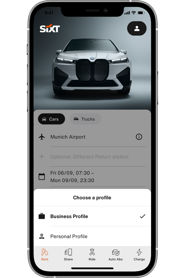 SIXT APP Business