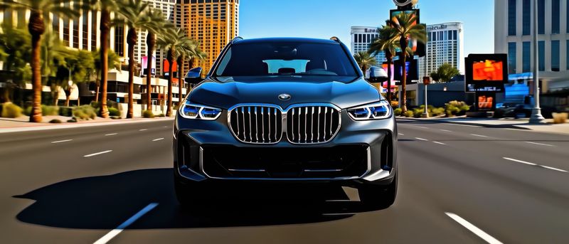 BMW X5 en la autopista