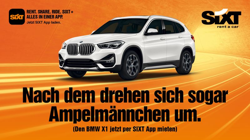Die Werbemotive Von Sixt